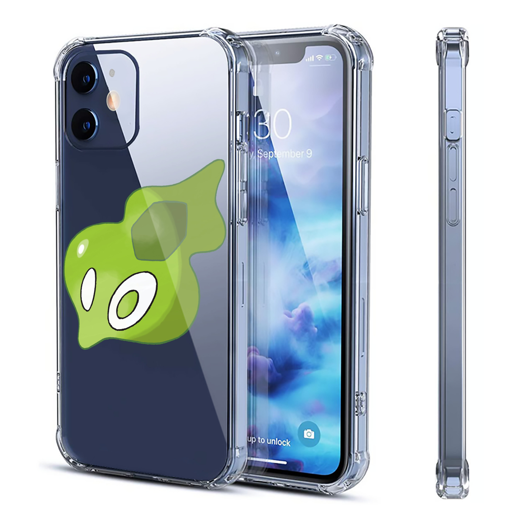 （画像用） ポケットモンスター Pokémon 【iPhone 12シリーズ対応】透明スマホケース（クリアソフトケース）